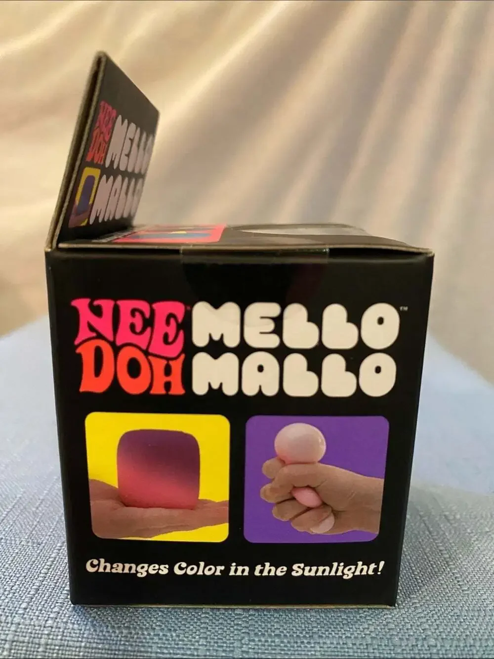 NEE DOH Mello Mallo Color-Changing Marshmallow Squishy - Blue